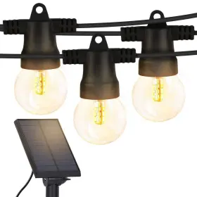 Brightech 313037170180 Ambience Pro 12-light 27 Ft. Outdoor Solar Powered 1-watt 2700k Led G40 Globe Bu