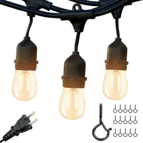 Brightech 313110769720 Ambience Pro 15-light 48 Ft. Indoor/outdoor Plug-in 2w 2500k Warm White Led S14