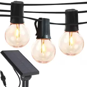 Brightech 445026077019 Ambience Pro 12-light 27 Ft. Outdoor Solar 1w 2700k Led G45 Globe Bulb String-li