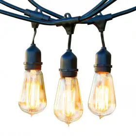 St64 Brightech 445037346340 Ambience Pro 15-light 48 Ft. Indoor/outdoor Plug-in 40w Incandescent Vintag