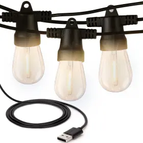 Brightech 850004456538 Ambience Pro Usb Powered String Lights - 24 Ft Commercial Grade