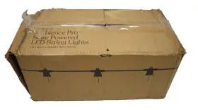 Brightech 850040667677 Ambience Pro Solar Powered Outdoor String Lights 104 Ft Soft White