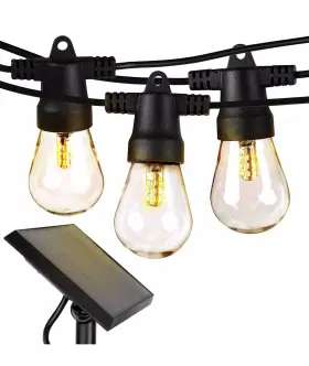 Bj-4tz9-8isy Brightech Ambience Pro Solar Powered Outdoor String Lights 27 Ft Commercial