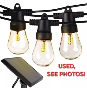 Nm-8js5-61q8-u-b Brightech Ambience Pro Solar Power Led Edison Bulb Outdoor Lights 27 Ft 12 Bulbs Nm-8js5-61q8-u-b Brightech Ambience Pro Solar Power Led Edison Bulb Outdoor Lights 27 Ft 12 Bulbs