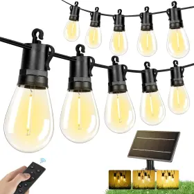 Cmqc-o25xa Brightever Solar String Lights Outdoor Waterproof 100ft Powered Patio