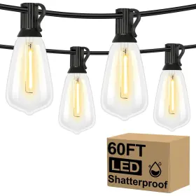 Gypc-o30lau Brightever Led Outdoor String Lights 60ft Patio With 32 Shatterproof S