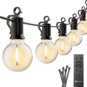 Brightown 701555958074 Outdoor String Lights With Remote 58 Ft Globe Patio 25