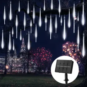 B0d7m9tgh2 Brightown Solar Meteor Shower Lights 20 Tubes 720 Led Christmas Outdoor Decor