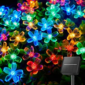 B0djvmrp8h Brightown 60 Led Flower Solar String Lights Outdoor Waterproof Fairy