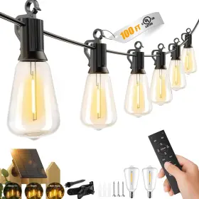 B0fjrp5glh Brightown 100ft Solar String Lights Outdoor Remote 31 2 Led Shatterproof