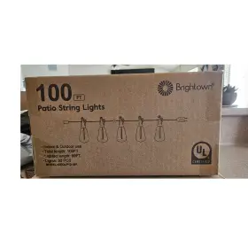 Geolp12-301 Brightown 100 Ft Ul Certified String Lights Indoor Outdoor 30