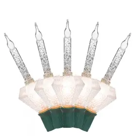Brite Star 445045794744 7-light Clear And Silver Glitter Base Bubble Lights