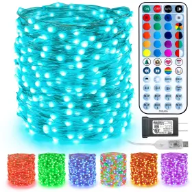 B08ks4lxfd Brizlabs 66ft 200 Led Rgb Color Changing Fairy Lights - Valentines Day And Holida