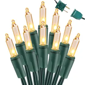 B0c7kmmszx Brizled Warm White Incandescent Christmas Lights 300 Count 69.6ft Connectable