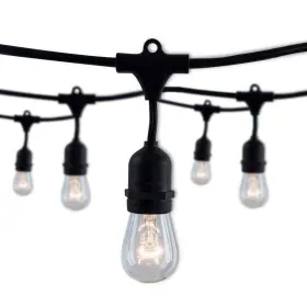 810006 Bulbrite Outdoor/indoor 14 Ft. Plug-in S14 Incandescent Black String Light