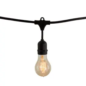862823 Bulbrite Outdoor/indoor 48 Ft. Plug-in A19 Incandescent Black String Light With