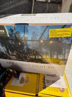 Leds14 Bulbrite Led String Light Kit Outdoor 48 Ft