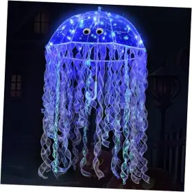 Chs-bulyoou-1289 Bulyoou Halloween Diy Jellyfish Costume Set Including Clear Bubble Umbrella Ribbons