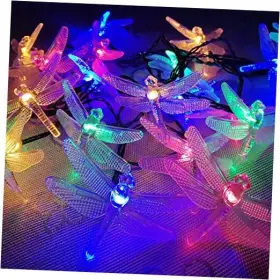Cara Store 791711583929 Dragonfly Solar String Lights - 16 Feet 20 Led Multicolor