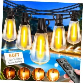 Cmc-o171 China Outdoor String Lights With Remote 50ft Low Voltage More Safety Waterproof &