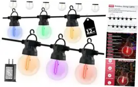 Yj-a-08 Chinese Yujian Outdoor String Lights 12ft Fall Resistant Waterproof Attachable