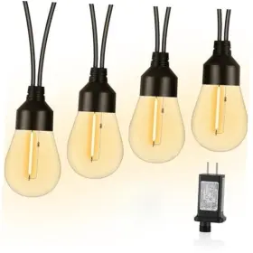 Yj-c-05 Chinese Yujian Outdoor String Light S14 Commercial-grade Shockproof And Waterproof Warm Yellow