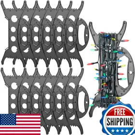 B0bbr8gjcm Codree 12pcs Christmas Light Storage Holder 11.8in Cord Wind Up Organizer