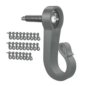 Comliful 689911847111 Pack Of 26 Q-hanger Screws-in Hooks Outdoor For String Lights