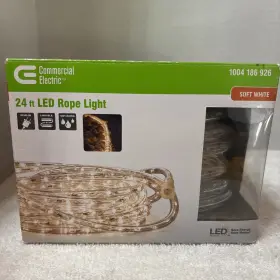 1004186926 Commercial Electric 24 Ft Led Rope Light Kit