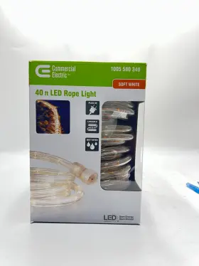 1005580340 Commercial Electric 40ft Led Rope Light Kit
