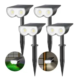 Ip67 Consciot 791342689335 Solar Lights Outdoor Waterproof 16 Leds Spot A