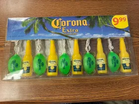 566900 Corona Extra Beer And Lime String Patio Light Set 10 Lights Indoor New