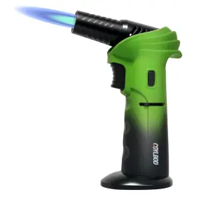 Bs-816 Coylbod Butane Torch Lighter 0-90 Rotating Angle Green And Black