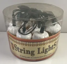 Creative Motion Industries 748587801145 Beer Mug 10-ct Indoor/outdoor String Lights Brand New