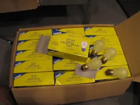15a15 Damar Box Of 120 A15 Frost 15w Commercial String Light Replacement Bulbs