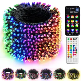 B0fl73rpms Dazzle Bright Smart Christmas String Lights 164ft 500 Led Rgb Color Changing