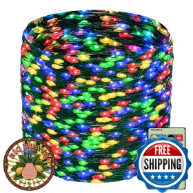 B0fhb8v3gh Decute 500 Led 164ft Fairy String Lights Green Copper Wire Christmas Decor