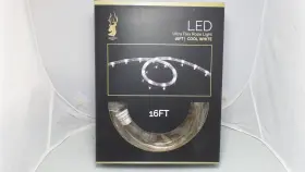 Ml12-mrl16-cw Deerport Decor Rl16-cw 16ft Cool White Indoor Outdoor Led Rope Light 360-degree