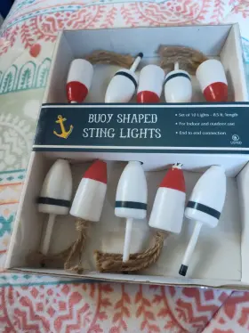 Dei Dennis East International 747552701862 Buoy Shaped String Lights
