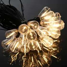 11ssl018-st3850fx4-06 Delight 200ft Outdoor String Lights Waterproof Dimmable 100 St38 Edison Bulbs