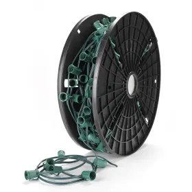 11ssl019-sp250f-04 Delight Commercial 250ft C9 Christmas Light Spool Set Ul Listed Sockets