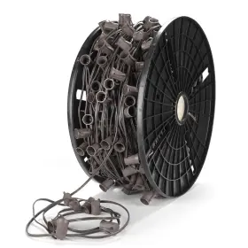 11ssl019-sp500f-38 Delight 500ft C9 Christmas Light Spool Set Commercial Ul Listed Sockets