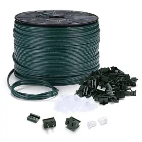 11ssl020-wr500f-04 Delight 500ft Electrical Wire Spt-1 18 Awg Ul Listed With 20 Male/female Plugs
