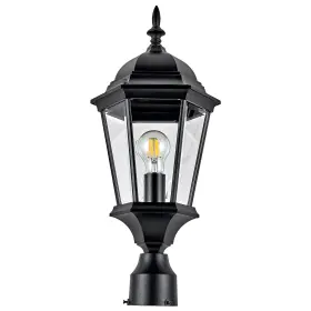 589192-tbk Design House Traditional Oak Creek Outdoor Post Top Light With Clear Glass For
