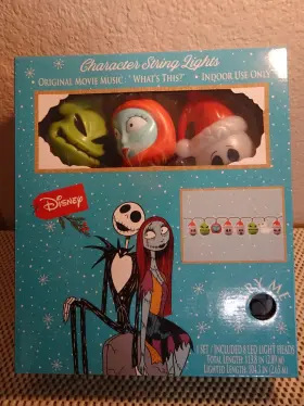 524926 Disney Nightmare Before Christmas String Lights Plays Inch What S This Music New