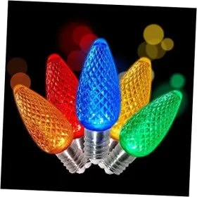 Yzl0057 Dongguan City Minleon Electronics &tech Co Ltd Ul Listed Box Of 25 C9 Led Replacement Bulbs 3 Smd Leds In Each Multi Color