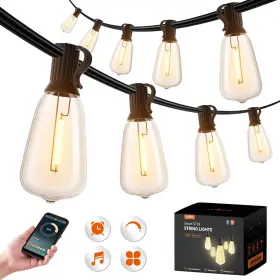 A09jw032901001 Dongguan Guanqing Electronics Co. Ltd Brand Name Addlon 48ft Smart Outdoor String Lights Dimmable Patio With 15 Waterproo