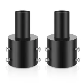 Mee-doublefill-2776 Doublefill 2 Pcs 4 Inch Light Pole Tenon Adapter 3/8 Round Slip Fitter Adap