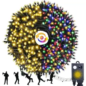 Dreicht Sw-lsl-40-400 Music Motion Sensor Color Changing Christmas String Multicolor