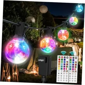 Dy-qp-120 Dy Technology Co .ltd Led Outdoor String Lights 30ft Connectable G40 Patio Light 30 Feet Bulbs